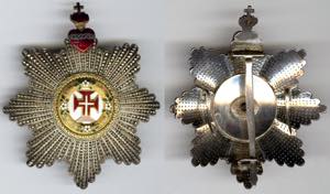 Insignias - Ordem Militar de Cristo, Placa ... 