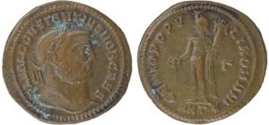 Roman - Constantius I (293-305) - AE Follis; ... 