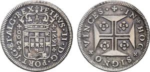 Portugal - D. Pedro II (1683-1706) - Silver ... 