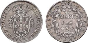Angola - D. Maria I (1786-1799) - Silver - 8 ... 