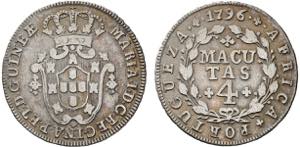 Angola - D. Maria I (1786-1799) - Silver - 4 ... 