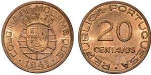 Mozambique - Republic - 20 Centavos 1941; ... 
