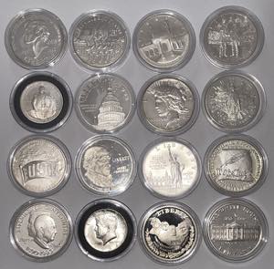 United States of America - Silver - 16 coins ... 