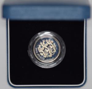 Reino Unido - Prata - 1 Pound 2002; Royal ... 