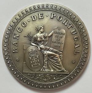 Medalhas - Portugal - Prata - BANCO DE ... 