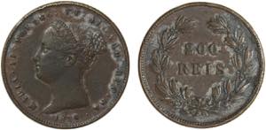 Portugal - Maria II (1834-1853) - Copper ... 