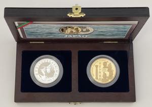 República - Ouro e Prata - 2 moedas - ... 