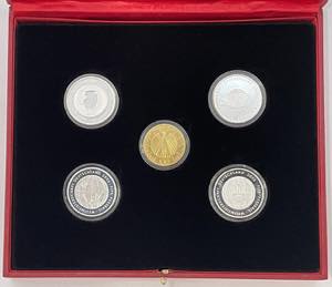 Germany - Gold and Silver - 1 Gold and 4 ... 
