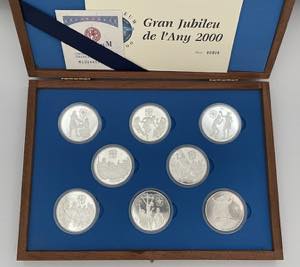 Andorra - Sterling Silver - 8 coins - Great ... 