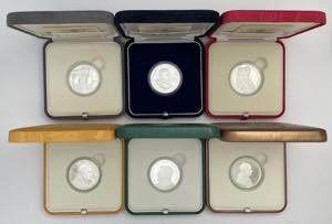 Vatican - Sterling Silver - 6 coins - ... 
