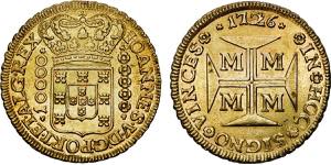Portugal - João V (1706-1750) - Gold - Meio ... 