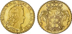 Portugal - João V (1706-1750) - Gold - Meia ... 