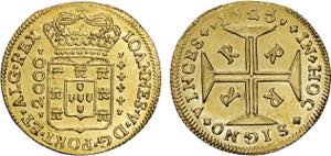 Portugal - João V (1706-1750) - Gold - Meia ... 