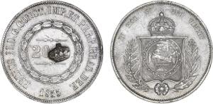 Azores - Luís I (1861-1889) - Countermark ... 