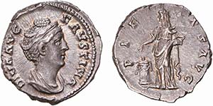Roman - Issues of Antoninus Pius in Honour ... 