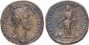 Roman - Commodus (177-192) - Sestertius; ... 