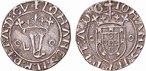 D. João II - Vintém; oL-o; G.15.01; 1,76g; ... 