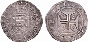 D. João IV - Cruzado; Lisboa; G.98.03; ... 