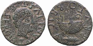 Ibero-Roman - Brutobriga - Asse; 100-50 BC; ... 