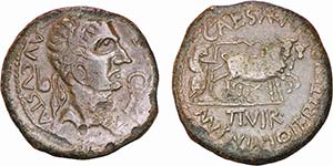 Ibero-Roman - Caesar Augusta - Asse; ... 