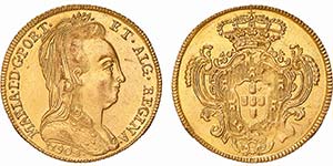Ouro - Peça 1790 B; Véu de Viúva; ... 