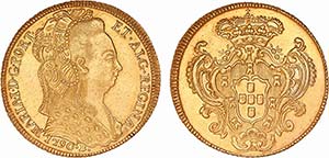 D. Maria I - Ouro - Peça 1790 B; G.31.01, ... 