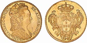 D. Maria I - Ouro - Peça 1789 R; G.33.01, ... 