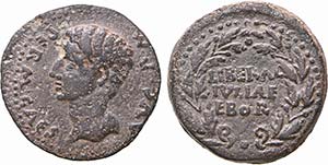 Ibero-Roman - Ebora - Asse; Augustus (27 ... 