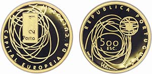 Portugal - Republic - Gold - 500$00 2001; ... 