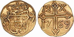 India - D. José I (1750-1777) - Gold - 12 ... 