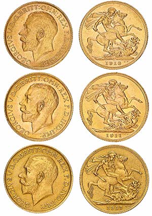 Australia/Great Britain - Lot (3 Coins) - ... 