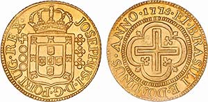 Brasil - D. José I - Ouro - 4000 Réis ... 