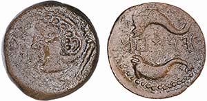 Ibero-Roman - Salacia - Asse; 150-50 BC; ... 