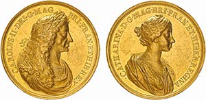 Medalhas - Ouro - ND - Dedicada à Infanta ... 