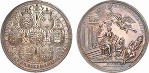 Medals - Silver - 1738 - N.V.Swinderen F. - ... 