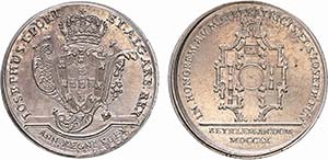 Medalhas - Prata - 1760 - Comemorativa do ... 