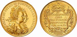 Medalhas - Ouro - 1779 - Comemorativa da ... 