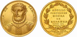 Medalhas - Ouro - 1782 - Dedicada à ... 