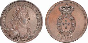 Medalhas - Cobre - 1800 - José António do ... 