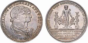 Medalhas - Prata - 1816 - Comemorativa do ... 