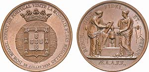 Medalhas - Cobre - 1824 - Barre F. - ... 