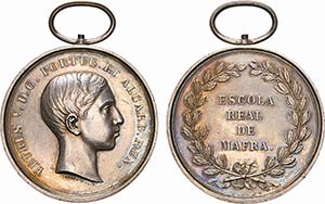 Medalhas - Prata - 1856 - Gerard - D. Pedro ... 