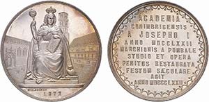Medalhas - Prata - 1872 - Molarinho - ... 
