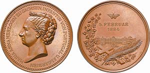 Medalhas - Cobre - 1884 - M. Barduleck F. - ... 