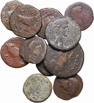 Ibero-Roman - Lot (11 Coins) - Caesar ... 