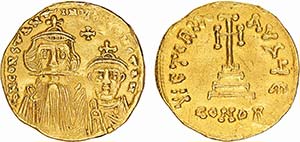 Byzantine - Constans II (641-668) - Gold - ... 