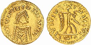 Visigodas - Leovigildo (575-586) - Ouro - ... 