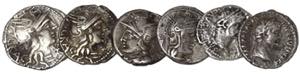 Roman - Lot (6 coins) - Denarii - Republic: ... 