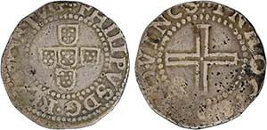 D. Filipe III - Meio Tostão; G.03.01; 4g; BC