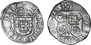 D. João IV - Tostão 1642; G.68.10; 6,12g; ... 